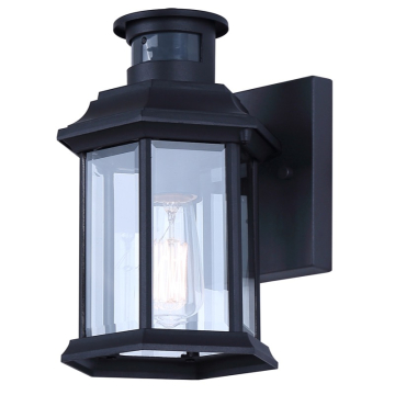 Canarm Kersley 1-Light Outdoor Lantern - 120V - Black