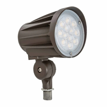 Westgate FLD2 LED Garden / Flag Bullet Flood Light - Knuckle Mount - 28W - 3000K - 3,500 Lumens - 120-277V - Bronze