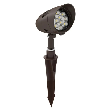Westgate FLVX X-Gen Bullet Small Flood Light - 12W - 3000K - 1,400 Lumens - 12V - Bronze
