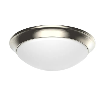 Westgate FMD 11" LED Flush Mount Dome Light - 20W - CCT Selectable - 1,500 Lumens - 120V - Brushed Nickel