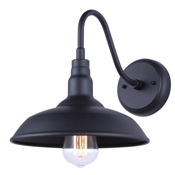 Canarm Hattie 1-Light Outdoor Lantern - 120V - Sand Black