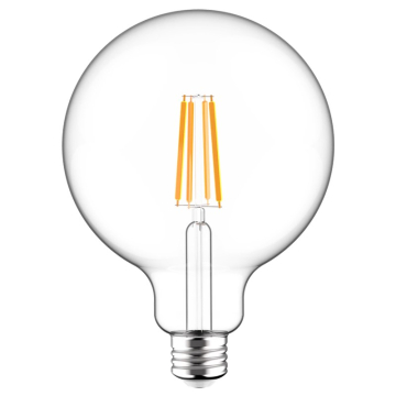 RAB 9W LED G40 Filament Lamp - Dimmable - 2700K - 810 Lumens - 120V