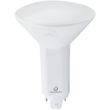 Green Creative 8.5W LED PL Lamp - Universal 2-4 Pin G24/GX24 Base - 3500K - 1,000 Lumens - 120-277V or Ballast Compatible