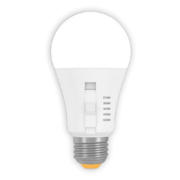 Green Creative High CRI LED A19 Lamp - E26 Base - 9W - CCT Selectable - 800 Lumens - 120V