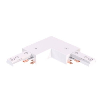 Green Creative L-Connector for Atom and Orbit Series Track Lighting - Black