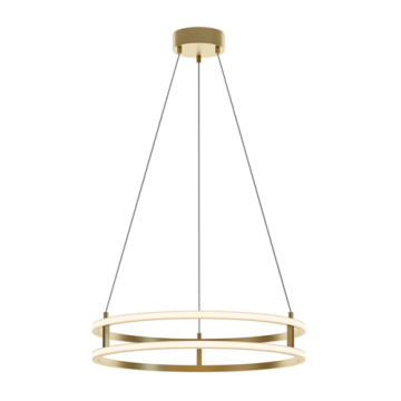 AFX Gemini 24" LED Pendant Light - CCT Selectable - 120-277V - Gold