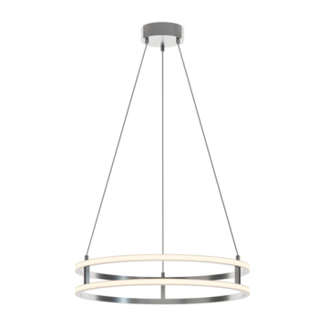AFX Gemini 24" LED Pendant Light - CCT Selectable - 120-277V - Painted Nickel