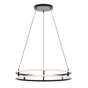 AFX Gemini 32" LED Pendant Light - CCT Selectable - 120-277V - Black