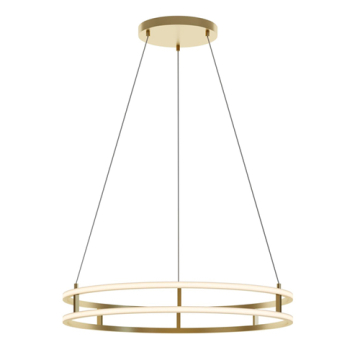 AFX Gemini 32" LED Pendant Light - CCT Selectable - 120-277V - Gold