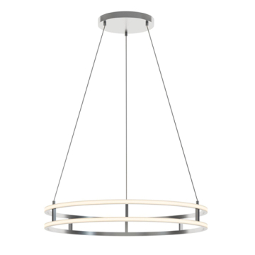 AFX Gemini 32" LED Pendant Light - CCT Selectable - 120-277V - Painted Nickel