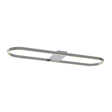 AFX Glo 48" Linear Semi-Flush - 3000K - 120V - Satin Nickel