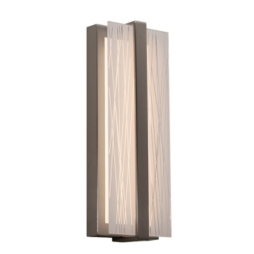 AFX Gallery 14" LED Wall Sconce - 3000K - 120V - Satin Nickel