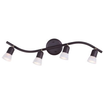 Canarm James 4-Light Fixed Track Light - 120V - Oil Rubbed Bronze