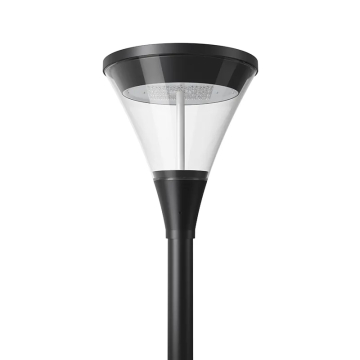 Westgate GPL LED Lucite Post Top Light - 18 | 30 | 45 | 60W - CCT Selectable - 120-277V - Black