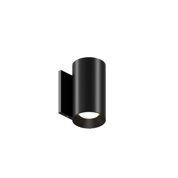 DMF Lighting H-Series 3.5" LED Wall Mount Cylinder - 5 | 9 | 12W - Dim-to-Warm / 27K-18K - 120V - Black
