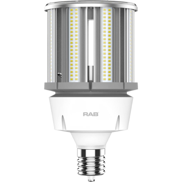 RAB 100W LED HID Post Top Retrofit Lamp - EX39 Base - 4000K - 13,500 Lumens - 120-277V