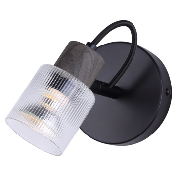 Canarm Owen 1-Light Fixed Track Light - 120V - Black