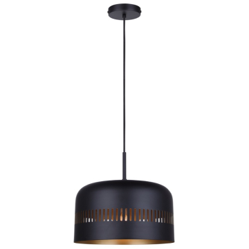 Canarm Miles 1-Light Pendant - 120V - Black