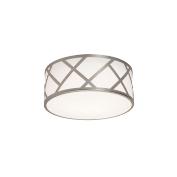 AFX Haven 13" Flush Mount - 120V - Satin Nickel