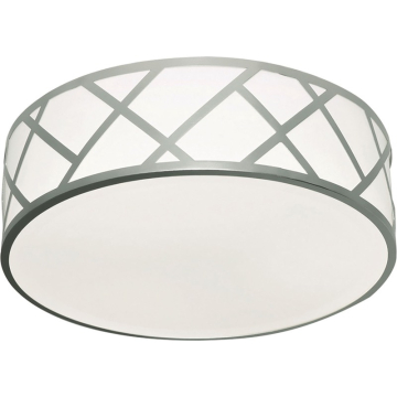 AFX Haven 13" LED Flush Mount - CCT Selectable - 120-277V - Satin Nickel