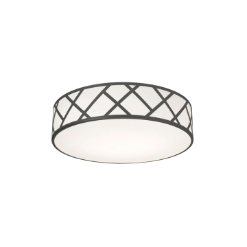 AFX Haven 17" Flush Mount - 120V - Black