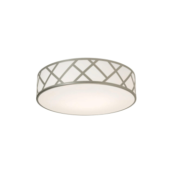 AFX Haven 17" Flush Mount - 120V - Satin Nickel