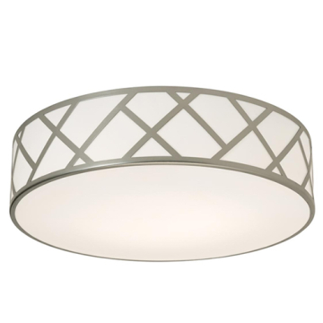 AFX Haven 21" LED Flush Mount - CCT Selectable - 120-277V - Satin Nickel