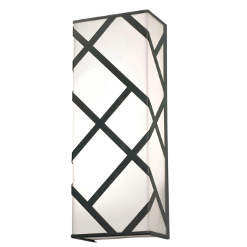 AFX Haven 13" LED Wall Sconce - Motion Sensor - 17W - CCT Selectable - 120-277V - Black