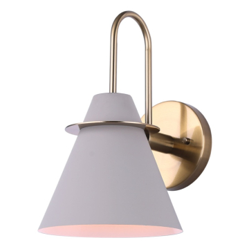 Canarm Talia 1-Light Vanity Light - 120V - Matte Grey And Gold