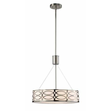 Canarm Drake 3-Light Chandelier - 120V - Brushed Nickel