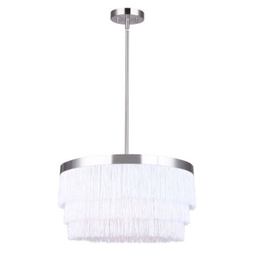 Canarm Syren 3-Light Chandelier - 120V - Brushed Nickel