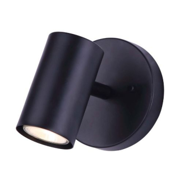 Canarm Marena Single Head Fixed Track Light - 120V - Black
