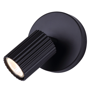 Canarm Rexton Single Head Fixed Track Light - 120V - Black