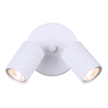 Canarm Rexton 2-Head Fixed Track Light - 120V - White