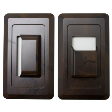 NSL Scoop Switch Star Cover - Brown Wood Grain