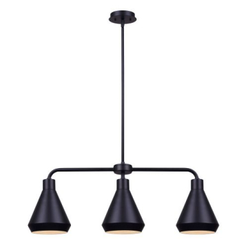 Canarm Byck 3-Light Pendant - 120V - Black