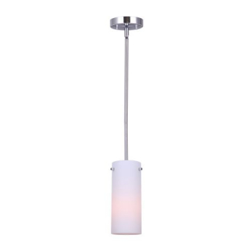 Canarm Lander 1-Light Rod Pendant - 120V - Chrome