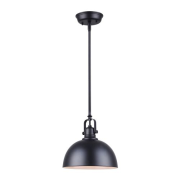 Canarm Polo 1-Light Rod Pendant - 120V - Black