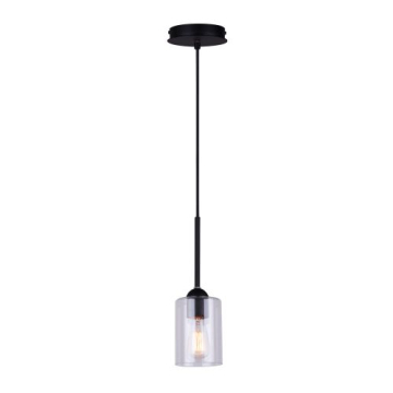 Canarm Hampton 1-Light Cord Pendant - 120V - Matte Black