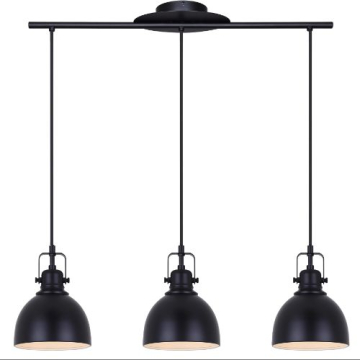 Canarm Polo 3-Light Cord Pendant - 120V - Black