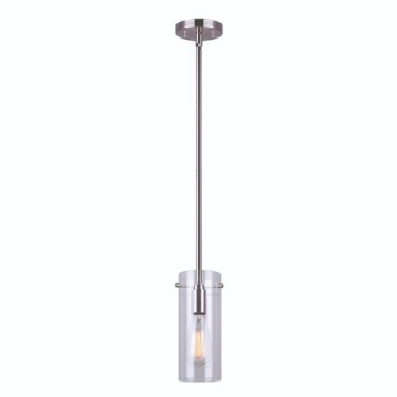 Canarm Joni 1-Light Pendant - 120V - Brushed Nickel
