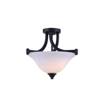 Canarm Rue 2-Light Semi-Flush Mount - 120V - Bronze