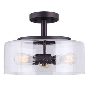 Canarm Nash 3-Light Semi-Flush Mount - 120V - Oil Rubbed Bronze