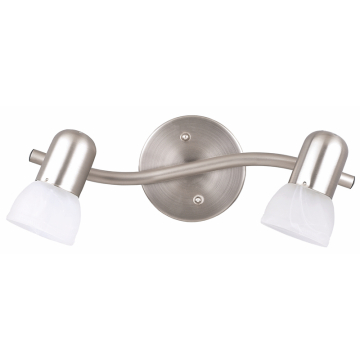 Canarm Jasper 2-Light Fixed Track Light - 120V - Brushed Pewter