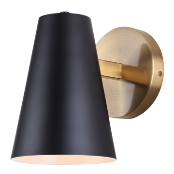 Canarm Harken 1-Light Vanity Light - 120V - Black / Gold
