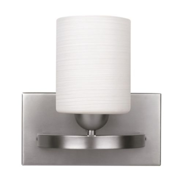 Canarm Hampton 1-Light Vanity Light - 120V - Brushed Pewter
