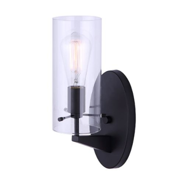 Canarm Joni 1-Light Vanity Light - 120V - Black