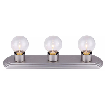 Canarm 18" 3-Light Vanity Light - 120V - Brushed Pewter