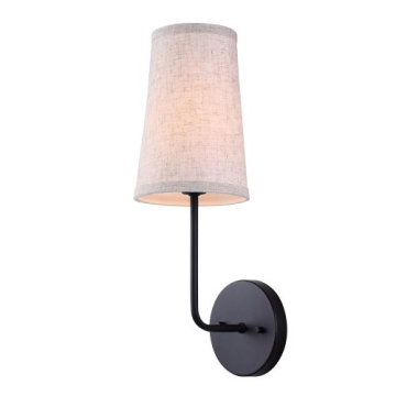 Canarm Oakly 1-Light Wall Sconce - 120V - Black