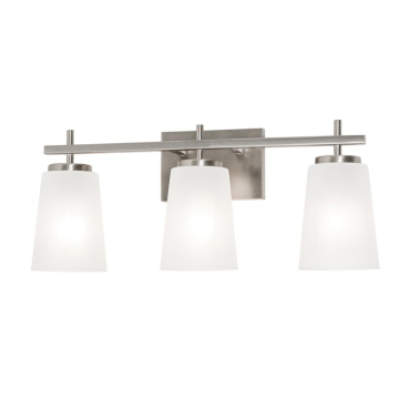 AFX Joanna 3-Light Vanity Light - 120V - Satin Nickel